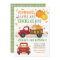 Fall Pumpkin Birthday Invitation Boy