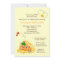 Fall Pumpkin BOY Baby Shower Invitation Cream