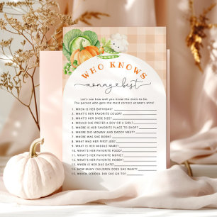 Fall pumpkin farm Who knows mommy best game