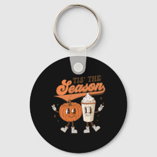 Fall Pumpkin Halloween Costume Tis The Season To B Keychain