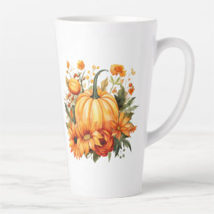 Fall Pumpkin  Latte Mug