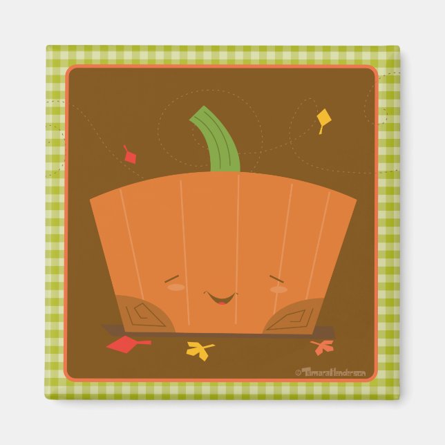 Fall Pumpkin Magnet (Front)