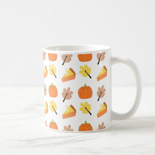 Fall Pumpkin Pattern Coffee Mug
