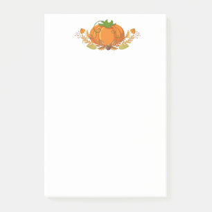 Fall Pumpkin Post Notes
