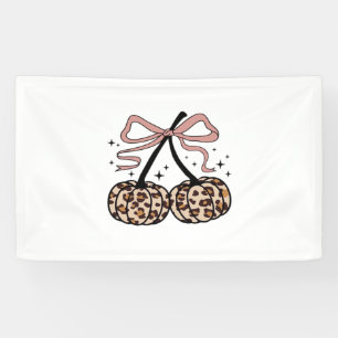 Fall Pumpkin, Pumpkin Cherries, Leopard Pumpkin, P Banner