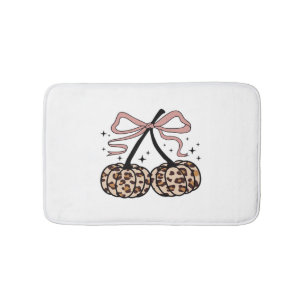 Fall Pumpkin, Pumpkin Cherries, Leopard Pumpkin, P Bath Mat