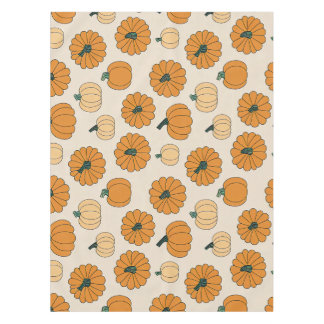 Fall pumpkin spice colours autumn pumpkins Thanksg Tablecloth
