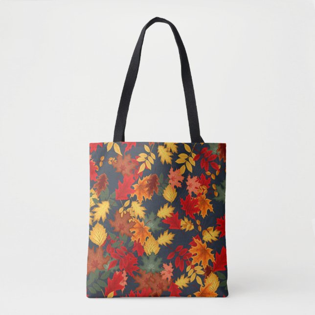 Fall pumpkin spice colours autumn pumpkins Thanksg Tote Bag (Front)