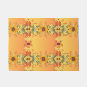 Fall Pumpkin Spice Halloween Thanksgiving Pumpkins Doormat