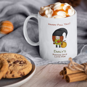 Fall Pumpkin Spice Personalized Coffee Mug