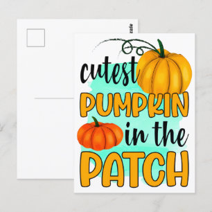 Fall Pumpkin T-Shirt, Autumn Fall Shirt, 2025 Postcard