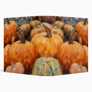 Fall Pumpkin Thanksgiving Art Notebook Binder