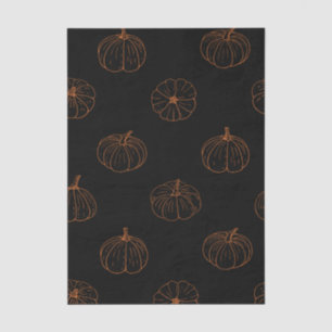Fall Pumpkin Tissue Paper – Autumn Gift Wrap 