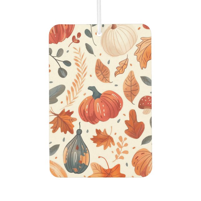 Fall pumpkins air freshener (Front)