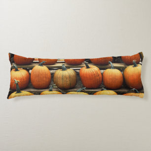 Fall pumpkins body pillow