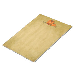 Fall Pumpkins Large Notepad