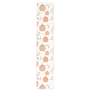 Fall Pumpkins & Leaves Medium Table Runner