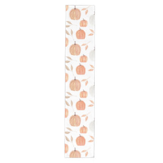 Fall Pumpkins & Leaves Medium Table Runner