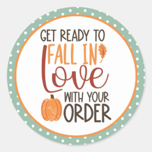 Fall Pumpkins Small Business  Stickers