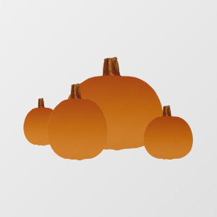 Fall Pumpkins Window Cling