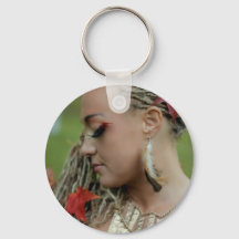 Fall Queen Keychain