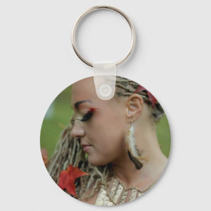 Fall Queen Keychain