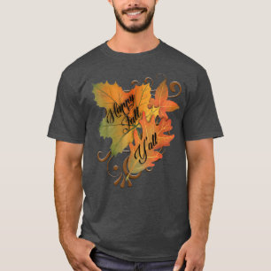 Fall Quote Happy Fall Y'all Cute Thanksgiving Desi T-Shirt