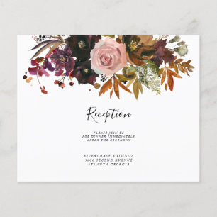 Fall Reception Information Insert  Budget Flyer