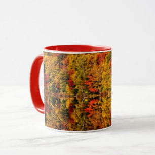 Fall Reflection on Russell Pond   New Hampshire Mug