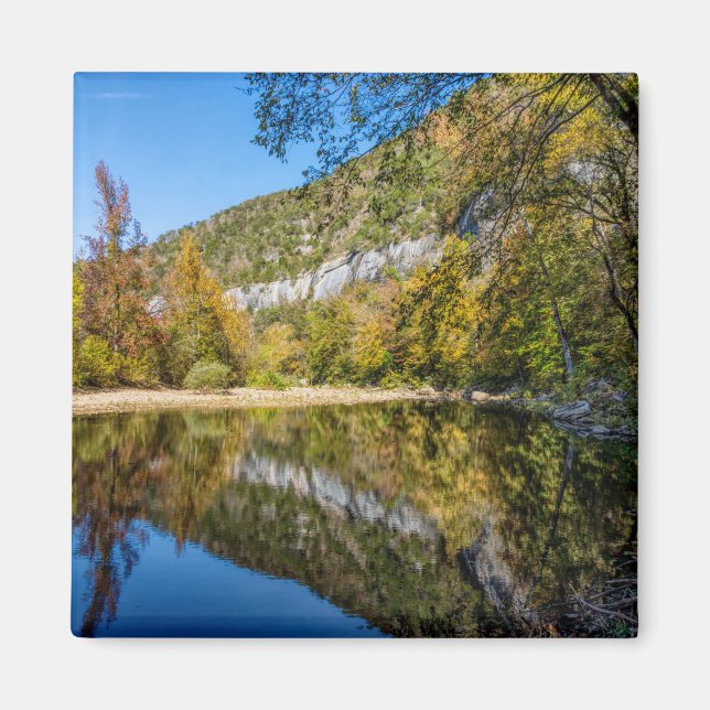 Fall Reflections At Buffalo National River Magnet (Front)