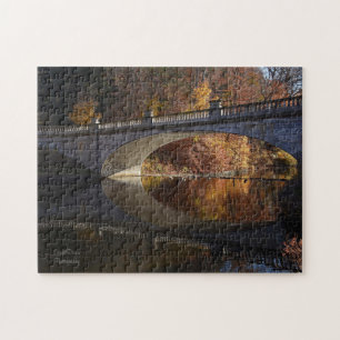 Fall Reflections at the Vanderbilt Estate Jigsaw Puzzle