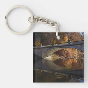 Fall Reflections at the Vanderbilt Estate Keychain