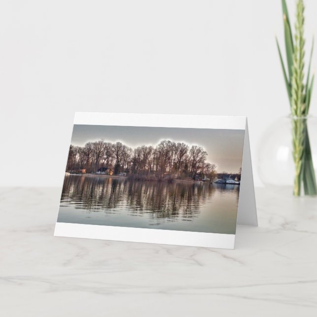 Fall reflections card (Front)