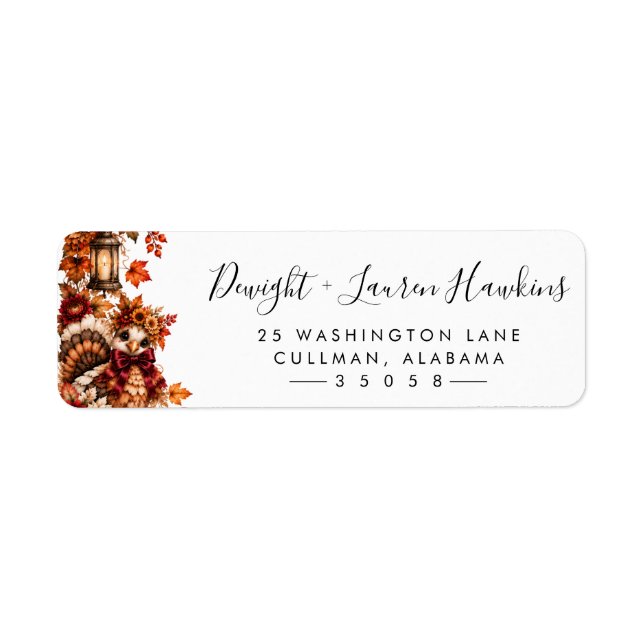 Fall | Return Address Label (Front)