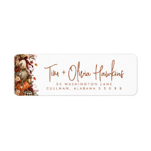 Fall Return Address Label