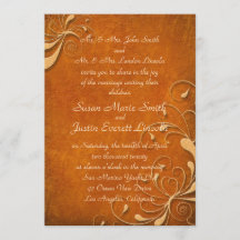 Fall Rhapsody 5x7 Invitation