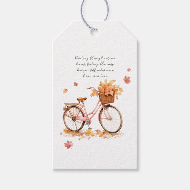 Fall Ride Gift Tags (Front)