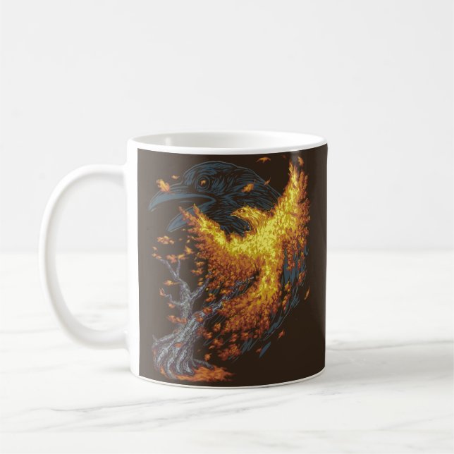 Fall Rising Coffee Mug (Left)
