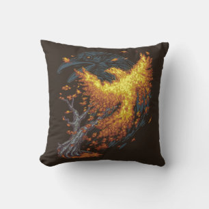 Fall Rising Throw Pillow