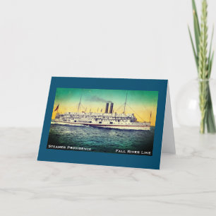 Fall River Line, Steamship 'Providence' Card