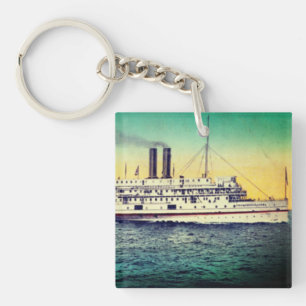 Fall River Line, Steamship 'Providence' Keychain