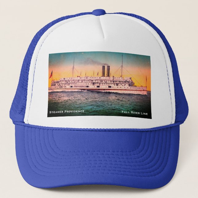 Fall River Line, Steamship 'Providence' Trucker Hat (Front)