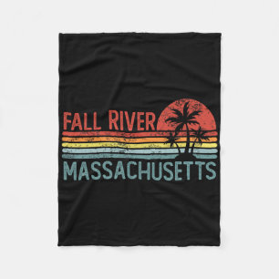 Fall River Machusetts Funny Usa City Trip Home Roo Fleece Blanket