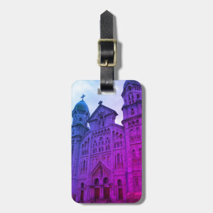 Fall River, Massachusetts Church Architecture Luggage Tag