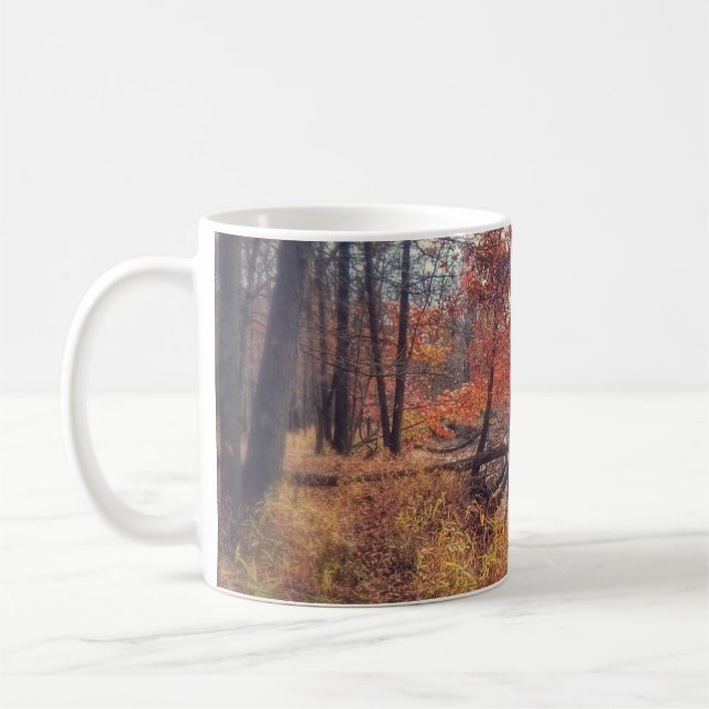 Fall river scene mug (Left)
