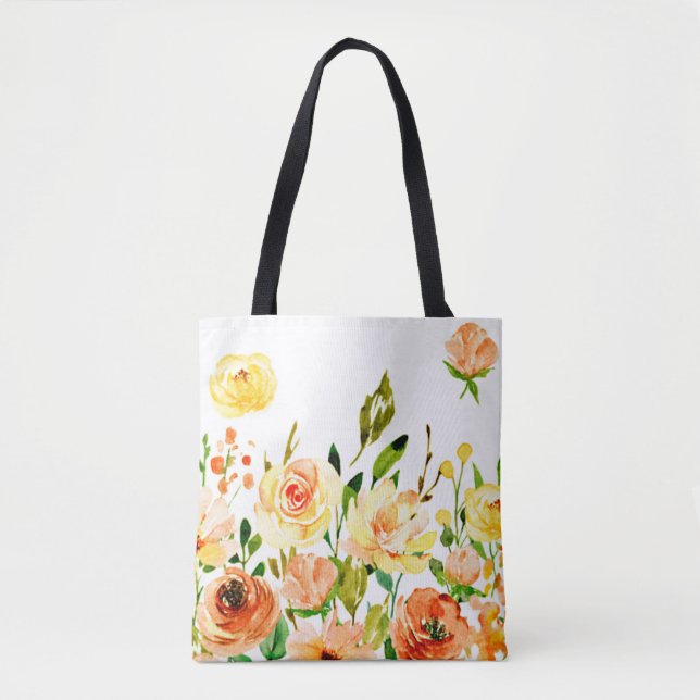 Fall roses  tote bag (Front)