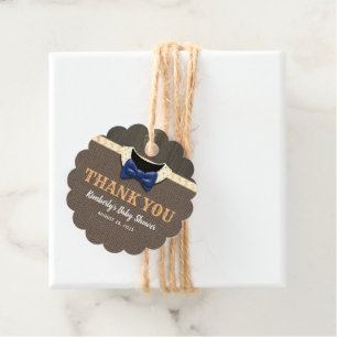 Fall Rustic Baby Shower Thank You Favour Tags
