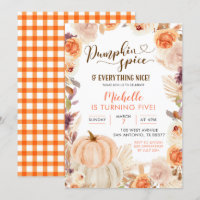 Fall Rustic Boho Pumpkin Spice and Everything Nice