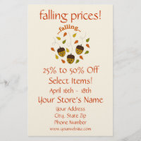 Fall Sale Flyer