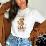 Fall Scarecrow Quote T-Shirt<br><div class="desc">I can smell autumn dancing in the breeze T-Shirt</div>